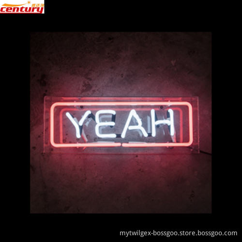 wholesale china factory price custom acrylic backboard neon letter sign